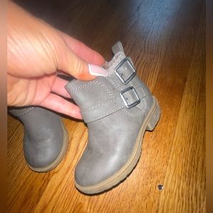 Toddler Gray Boots